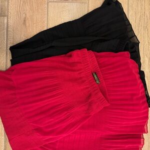Elegant Red and Black Peasant skirts